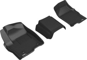 GMC Silverado Floor Mat - Front - 3D MAXpider - Kagu Series - Black - `19-`21 GMC Silverado Floor Mat - Front - 3D MAXpider - Kagu Series - Black - `19-`21